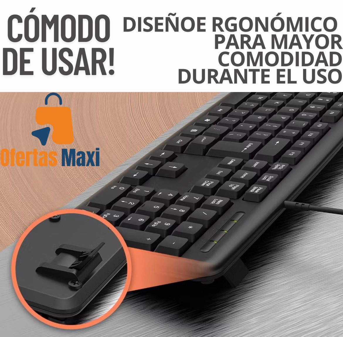 COMBO TECLADO Y RATÓN - ENVÍO GRATIS
