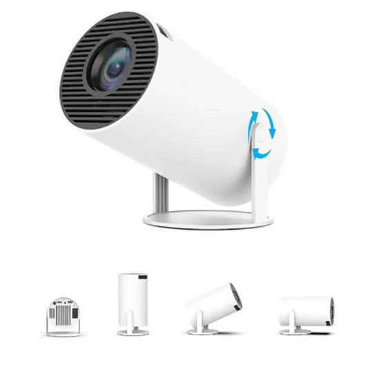 🎥✨ Mini Proyector Portátil HY300 Smart 4K — Cine en Casa en Alta Definición 🍿📽️